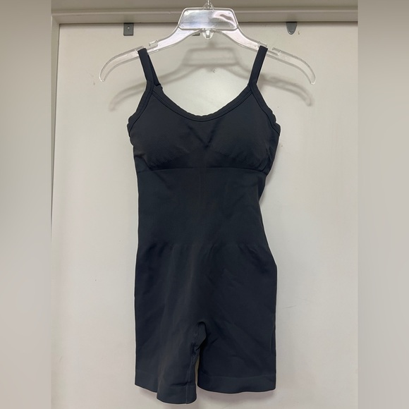 Aurola spaghetti strap romper - dark gray - S or XS. - Picture 1 of 7